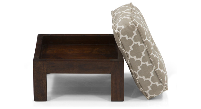 Caffino Coffee Table Set(Walnut&Morocco Lattice Beige)